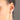 Chunky classic 7mm cartilage hoop single earring – bold huggie in gold or silver for helix and upper ear piercings, Australia