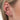 Green stone 7mm cartilage hoop single earring in gold or silver – dainty huggie for helix or upper ear piercings, Australia