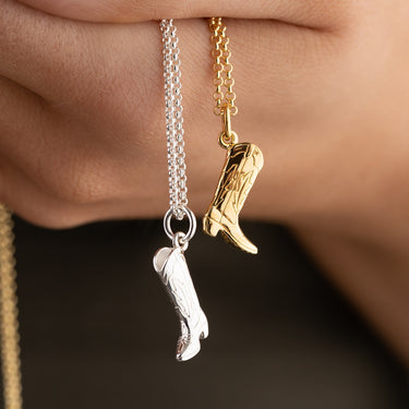 Cowboy Boot necklace by Scream Pretty