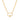 Gold Plated Oval Carabiner Curb Chain Necklace by Scream Pretty