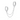 Clear Stone Double Chain Huggie Earring silver by scream pretty australia