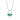 Silver Green Cleopatra Snake Chain Necklace by scream pretty australia
