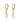 Cowboy Boot Charm Hoop Earrings by Scream Pretty Australia