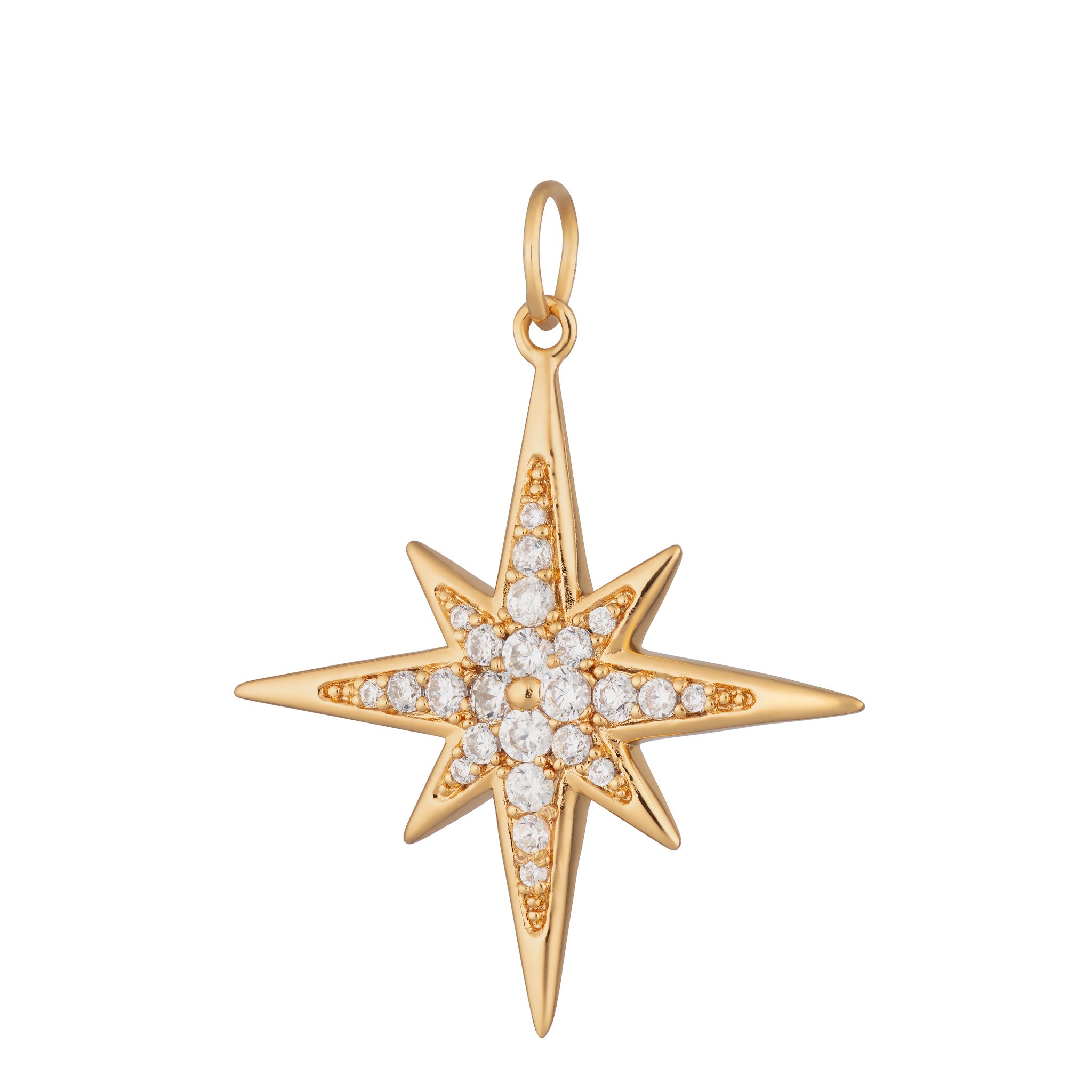 Large Sparkling Starburst Charm – Scream Pretty Australia