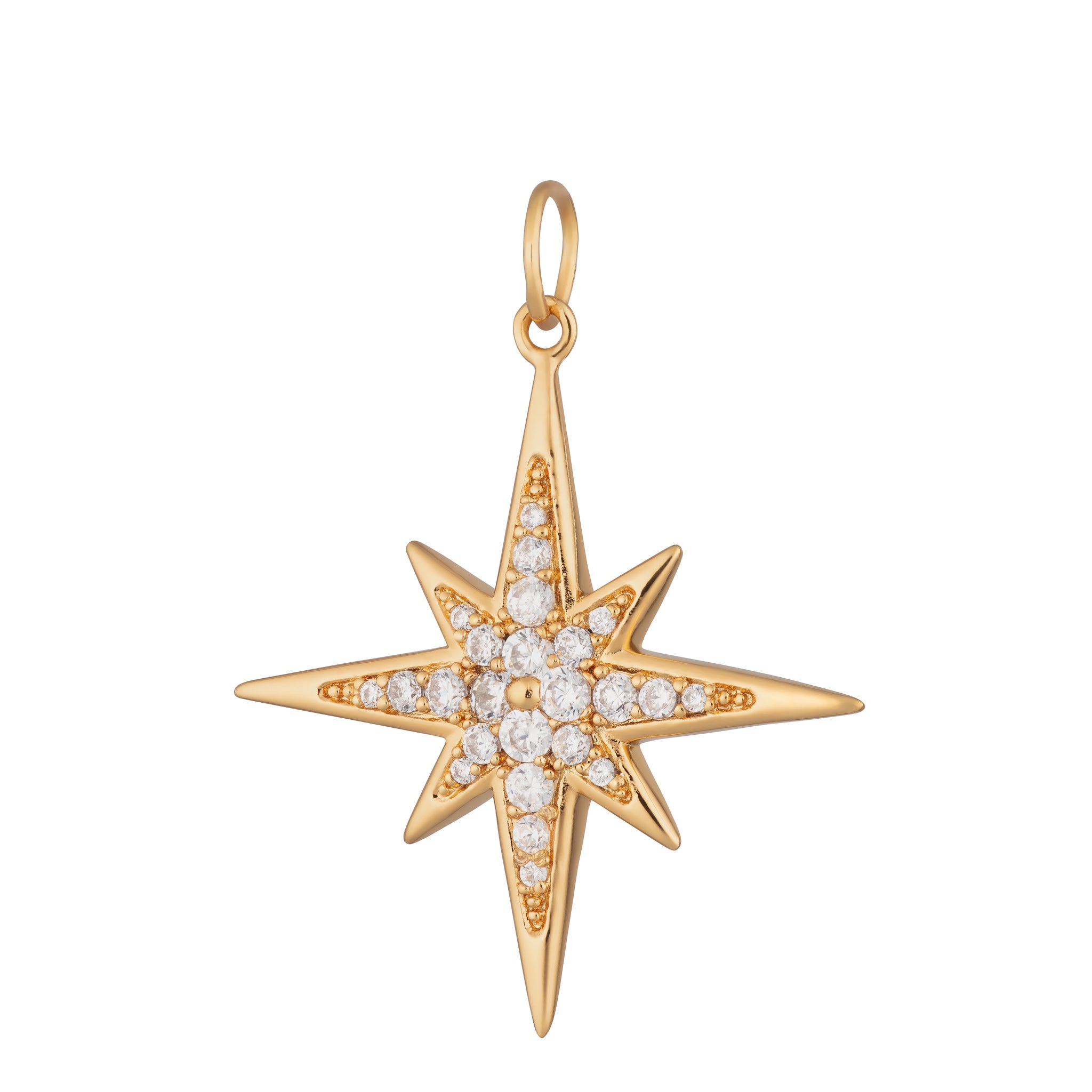 Large Sparkling Starburst Charm by Scream Pretty Australia