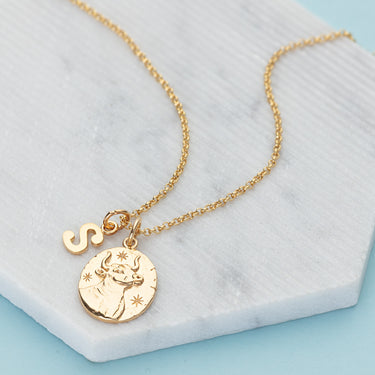 Taurus Zodiac Pendant Necklace by Scream Pretty