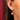 gold disco ball charm hoop earrings by scream pretty australia