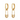 Safety Pin nappy pin gold by Scream Pretty hoop earrings hoops australia