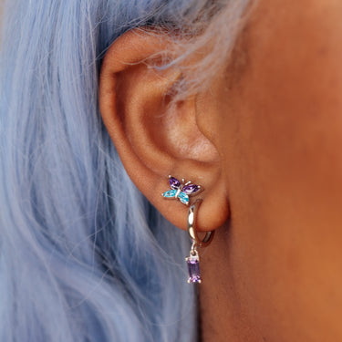 Butterfly Colour Pop Stud Earrings by Scream Pretty