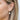 Gold Sparkle Huggie Earrings with Baroque Pearl Scream Pretty Australia