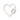 Heart-shaped silver lock on a white background