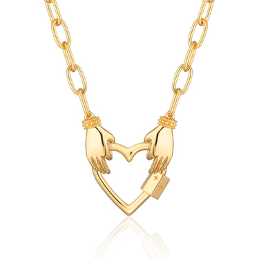 Heart in My Hands Necklace by Scream Pretty