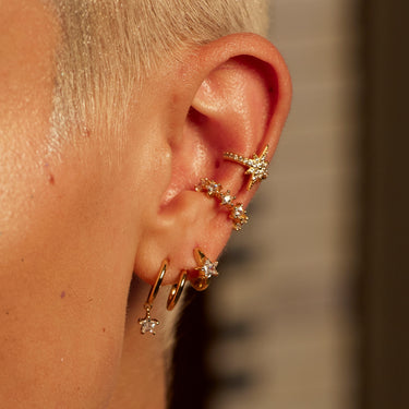 Hoop Earrings Star Stud Drop Gold Silver diamond Australia