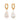 Gold Hannah Martin Statement Pearl Hoop Earrings | Scream Pretty Australia