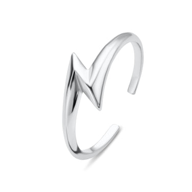 Lightning Bolt Open Ring by Scream pretty