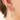 Gold Turquoise Elongated Oval Hoop Earrings by Scream Pretty Australia