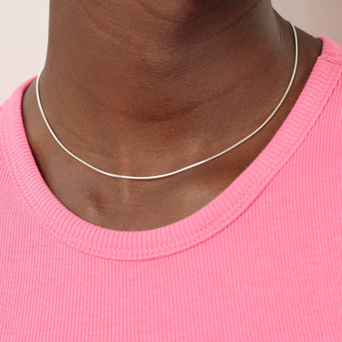 Slim Snake Chain Necklace by Scream Pretty