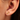 Sparkling Shooting Star Helix Flat Back Earring