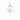 Pearl pendant charm with gold setting  Scream Pretty Australia