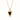 Gold Black Heart Charm Necklace by Scream Pretty Australia