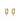 LIMITED EDITION Gold Molten Huggie Earrings by Scream Pretty Australia