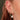 Green Audrey Huggie Hoop Gold Green Stone pear earstack Scream pretty Australia