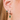 Silver Green Baguette Charm Hoop Earrings by Scream Pretty Jewellery