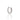Clear baguette stone 7mm cartilage hoop single earring in gold or silver – elegant huggie for helix or upper ear piercings