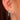 Silver Turquoise Lightning Bolt Charm Hoop Earrings scream pretty australia