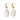LIMITED EDITION Statement Molten Pearl Charm Hoop Earrings by Scream Pretty