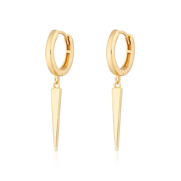 Spike drop hoop Earrings by Scream Pretty