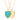 Turquoise Heart Necklace by Scream Pretty