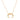 Horn Necklace with Slider Clasp in Gold by Scream Pretty Australia