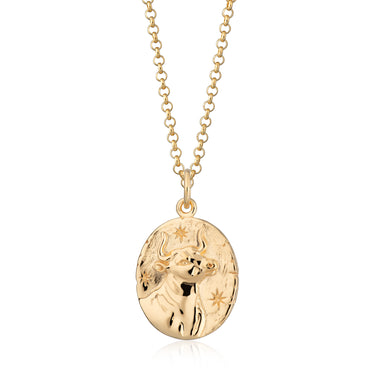 Taurus Zodiac Pendant Necklace by Scream Pretty
