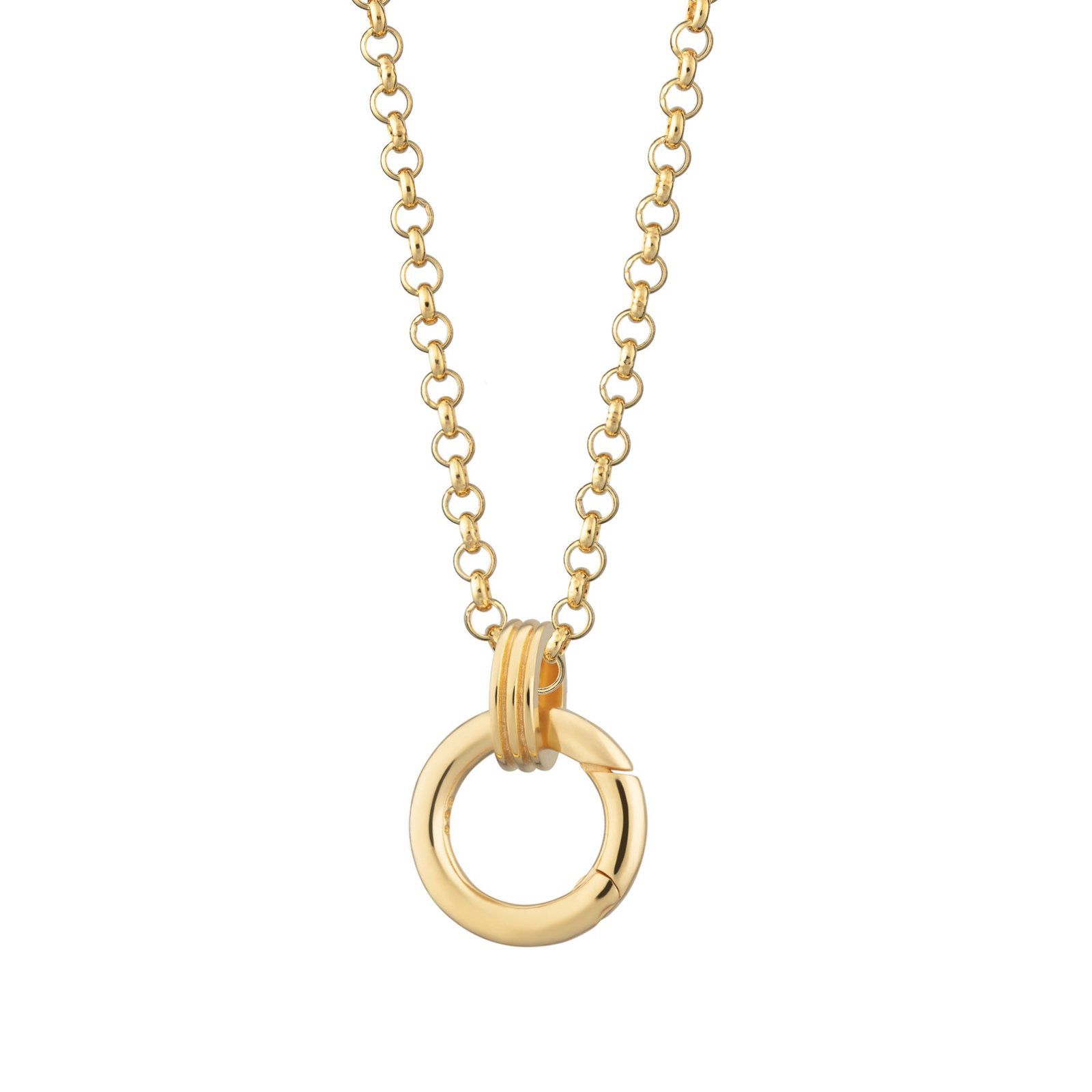 eternity charm collector necklace in Gold by Scream Pretty