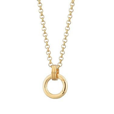 eternity charm collector necklace in Gold by Scream Pretty