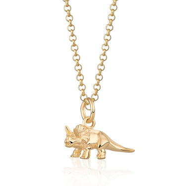 Triceratops Dinosaur Necklace by Scream Pretty