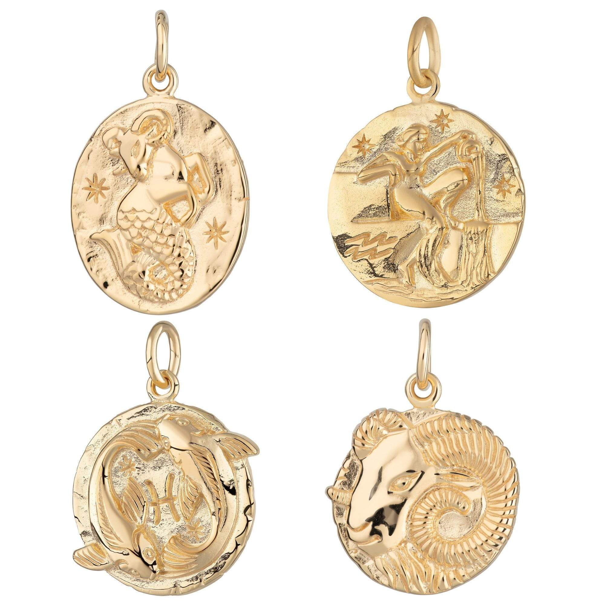 Gold Zodiac Charm by Scream Pretty