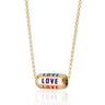 Love is All Around Necklace (Rainbow) by Scream Pretty