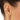 Clear baguette stone 7mm cartilage hoop single earring in gold or silver – elegant huggie for helix or upper ear piercings