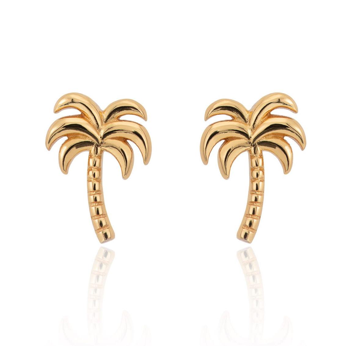 Palm Tree Stud Earrings by Scream Pretty