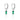 Green Baguette Charm Hoop Earrings by Scream Pretty Jewellery