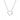 Heart Carabiner Curb Chain Necklace in Silver by Scream Pretty
