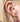 Baguette Huggie Earrings Gold - Scream Pretty