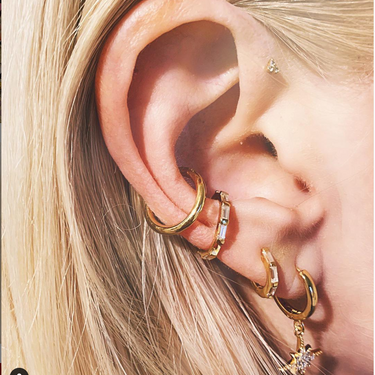 Slim Plain Ear Cuff, Single Ear Cuff - Scream Pretty