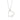 Heart Carabiner Charm Collector Necklace in Silver by Scream Pretty
