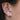 Turquoise Bezel Single Ear Cuff by Scream Pretty