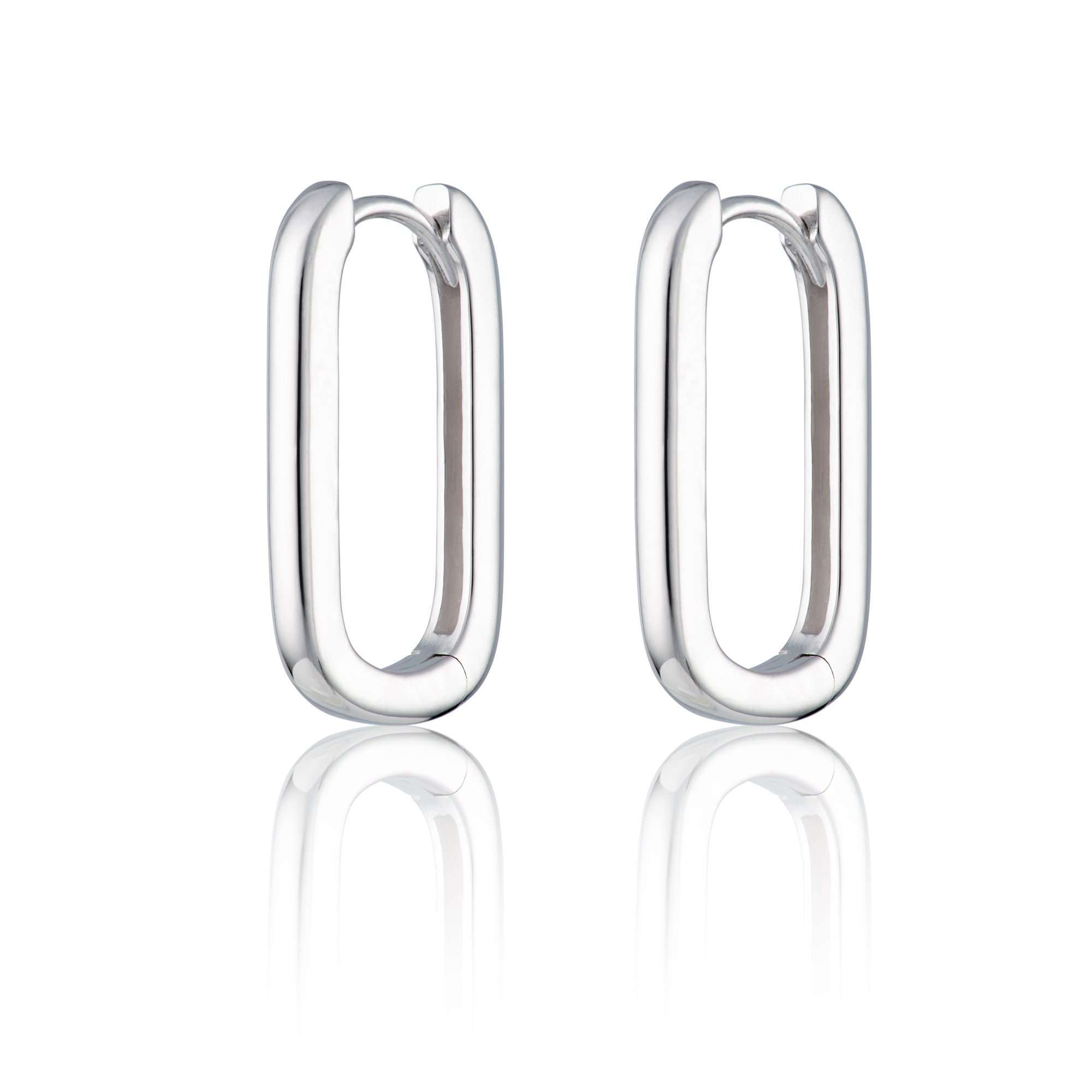 Oval Huggie Hoop Earrings - Scream Pretty
