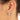 Large Huggie Earrings with Clear Stones by Scream Pretty
