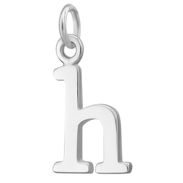 Silver Letter Charm